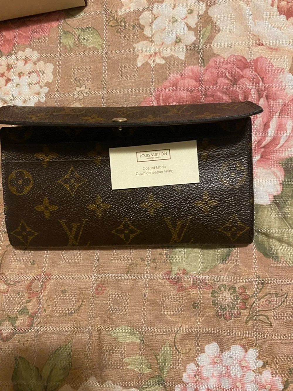 Louis Vuitton Monogram Continental Wallet in Brown and Gold - Picture 7 of 14